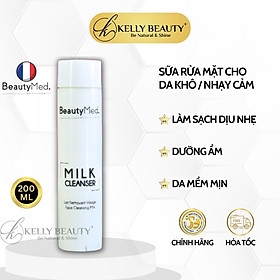 Sữa Rửa Mặt Cho Da Khô, Nhạy Cảm BeautyMed Milk Cleanser | Kelly Beauty