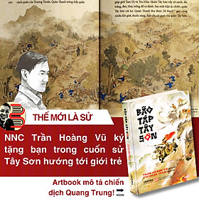 (Chữ ký tác giả, postcard chân dung Quang Trung, in màu toàn bộ) BÃO TÁP TÂY SƠN – Trần Hoàng Vũ – Vietales