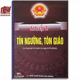 Sách - luật tín ngưỡng tôn giáo