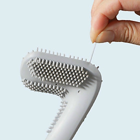 Mua cọ vệ sinh silicon cong- thông minh- tiện ích- màu nhẫu nhiên