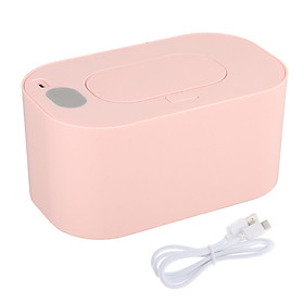 Heated Wipe Dispenser with Large Capacity Wet Wipe Warmer for Travel