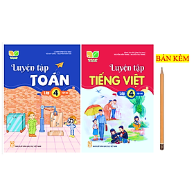 Sách - Combo Luyện tập Toán + Tiếng việt lớp 4 tập 2 ( kết nối )