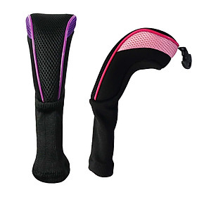 2Pcs Golf Head Cover Long Neck Utility Protective Case for Golfer Gift Outdoor Sport