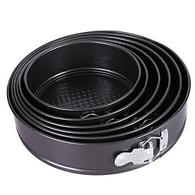 Mua Khuôn Làm Bánh Hình Tròn Thép Cacbon Chống Dính Có Khóa Mở Tiện Lợi - đường kính 24cm