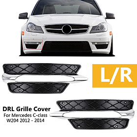 for MERCEDES C-CLASS W204 2012 - 2014 NEW FRONT BUMPER DRL GRILLE LEFT N/S PASSENGER