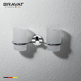 Giá để cốc đôi Bravat D736C-1-ENG