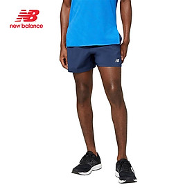 Quần ngắn thể thao nam New Balance RUNNING SHORTS M NATURAL INDIGO - AMS23228NGO