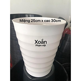 Mua chậu nhựa xoắn X1