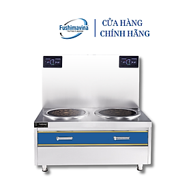 Mua CỬA HÀNG CHÍNH HÃNG  Bếp từ công nghiệp đôi 8KWx2 mặt phẳng Fushimavina