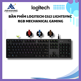 Mua Bàn phím Logitech G512 Lightsync RGB Mechanical Gaming (GX Brown/Tactile - GX Blue/Clicky - GX Red Linear) - Hàng Chính Hãng - Bảo Hành 24 Tháng