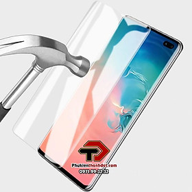 Mua Tấm kính cường lực trong suốt full keo UV dành cho SamSung Galaxy S10 Plus