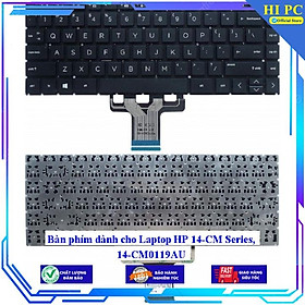 Bàn phím dành cho Laptop HP 14-CM Series 14-CM0119AU - Hàng Nhập Khẩu mới 100%