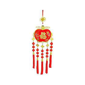 Traditional Chinese New Year Ornament with Tassel 2023 for Gifts New Year