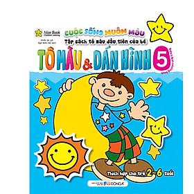 Sách Cuộc Sống Muôn Màu - Tô Màu & Dán Hình (Tập 5)