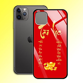 Ốp Lưng Họa Tiết Màu Vàng Ánh Kim cho điện thoại Iphone 11 Pro Max - 0379 7997 TAILOC05 - Tài Lộc - Hàng Chính Hãng