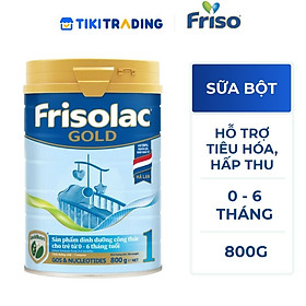 Sữa Bột Frisolac Gold 1 800g Dành Cho Trẻ Từ 0 - 6 Tháng Tuổi