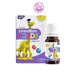 Vitamin Lineabon d3k2 chai 10ml - giúp bé cao lớn