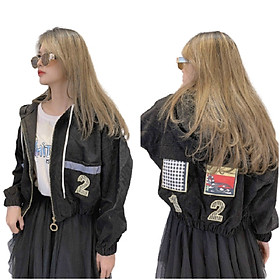 Áo khoác bomber nhung tăm