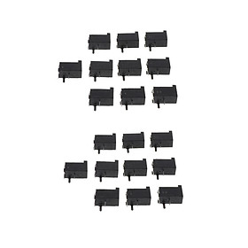 20pcs DC Power Supply  Socket Female PCB Mount Connector 3.5mmx1.35mm