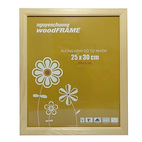 Khung Hình Gỗ Tự Nhiên 25 x 30 Cm