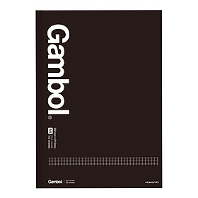 KOKUYO Gambol Wireless Binding · Easy to tear line series 9mm horizontal line A5/80 page 5 copies / bag black WCN-GNB3855