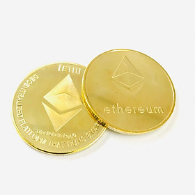 Mua Xu kỷ niệm Ethereum Vàng Dùng để sưu tầm  giải trí trang trí bàn sách  bàn làm việc  làm quà tặng dễ thương ý nghĩa  kích thước 4cm  màu vàng - TMT Collection - SP005310