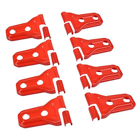 Fit for 07-18  Wrangler JL 4dr Red ABS Door Hinge Cover Protector Trim