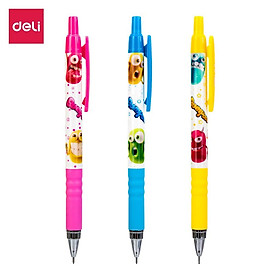 Bút chì kim Deli - 0.5mm/0.7mm - Nhiều màu sắc, họa tiết  - Màu ngẫu nhiên - EU60200 / EU60400 / EU60800