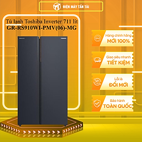 Tủ lạnh Toshiba Inverter 711 Lít GR-RS910WI-PMV(06)-MG - HÀNG CHÍNH HÃNG - CHỈ GIAO HCM
