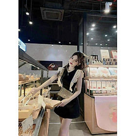 ĐẦM XẾP BÈO VOAN SIÊU XINH XẮN VÀ DỄ THƯƠNG