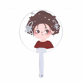 Quạt tròn cán nhựa IN HÌNH Trần Thiên Thiên Trong Lời Đồn