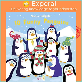 Sách - 10 Funny Penguins by Nastja Holtfreter (UK edition, boardbook)