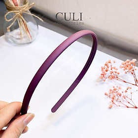 Băng đô cài tóc, Bờm cài tóc bản 1cm nhiều màu xinh xắn cho nữ - Culi accessories