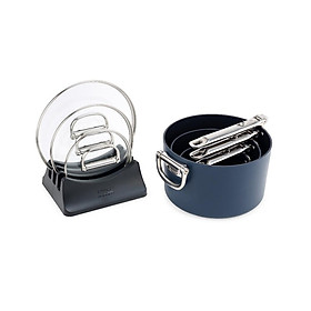 Bộ 3 nồi chống dính 6 món Ceramic cao cấp Joseph Joseph Space - 010725, tay cầm gấp gọn tiện dụng