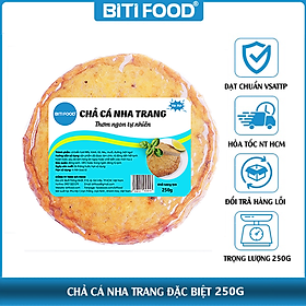 Chả cá Nha Trang Đặc Biệt 250g/ túi kiểm định ATVSTP, Chả Cá Chiên BiTi FOOD, Giao nhanh HCM