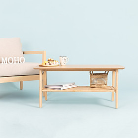 Bàn Sofa - Cafe - Trà Gỗ Sồi MOHO OSLO 901 Màu Gỗ Tự Nhiên Hình Chữ Nhật