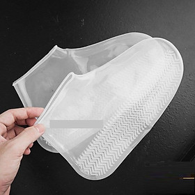 Mua Ủng bọc giày đi mưa chống trượt PK519 - Trắng - M (35-40)