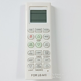 Remote máy lạnh cho LG INVER dài - Điều khiển máy lạnh LG INVER  - Remote điều hòa LG INVER - Điều khiển điều hòa LG INVER