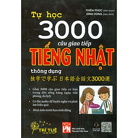 Tự Học 3000 Câu Giao Tiếp Tiếng Nhật Thông Dụng