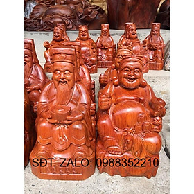 Mua Tượng thần tài thổ địa gỗ hương 20cm - Đồ Gỗ Vinh