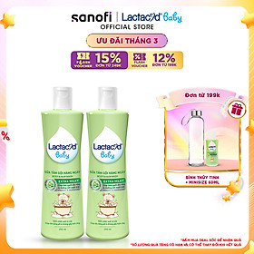 Bộ 2 chai Sữa Tắm Gội Trẻ Em Lactacyd Baby Extra Milky Làm Sạch Dịu Nhẹ và Dưỡng Ẩm Vượt Trội 250ml/chai