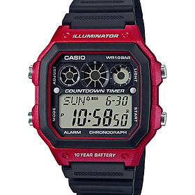 Đồng hồ nam dây nhựa Casio AE-1300WH-4AVDF