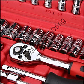 Mua Bộ Dụng Cụ Sửa Chữa Đa Năng 46 Chi Tiết - Bộ Khẩu sữa chữa ô tô  xe máy - Bộ 46 Chi Tiết - 46 Món ốc vít