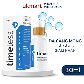 Serum Timeless Hyaluronic Acid Cấp Nước, Dưỡng Ẩm Phục Hồi Da 30ml Hyaluronic Acid Serum 100% Pure