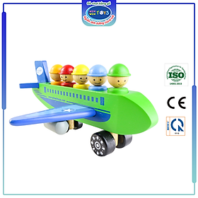 Đồ chơi gỗ Đội bay siêu đẳng | Winwintoys 66472 | Phát triển trí tưởng tượng và sáng tạo | Đạt tiêu chuẩn CE và TCVN