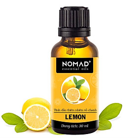 Tinh Dầu Thiên Nhiên Hương Chanh Tươi  Nomad Essential Oils Lemon 30ml