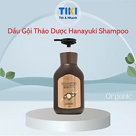 Dầu gội thảo dược hanayuki chính hãng sạch gàu ngăn ngừa rụng tóc kích thích mọc tóc 300g