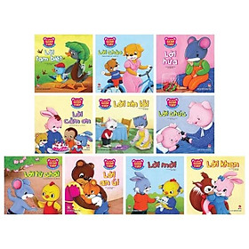 Sách Bộ Kĩ Năng Giao Tiếp - Dành Cho Bé 2-6 Tuổi (10 Cuốn)