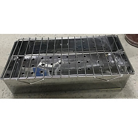 Mua Bếp nướng  khay nướng than hoa bằng inox ngoài trời kích thước 40*23 CM