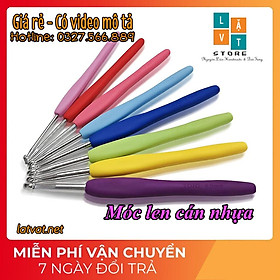 Mua Dụng cụ móc len bán lẻ để làm đồ handmade bằng nhôm cán nhựa cao cấp